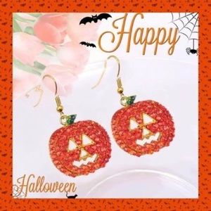New Halloween 🎃 Crystal Rhinestone Gorgeous Pumpkin Earrings 

Sparkles